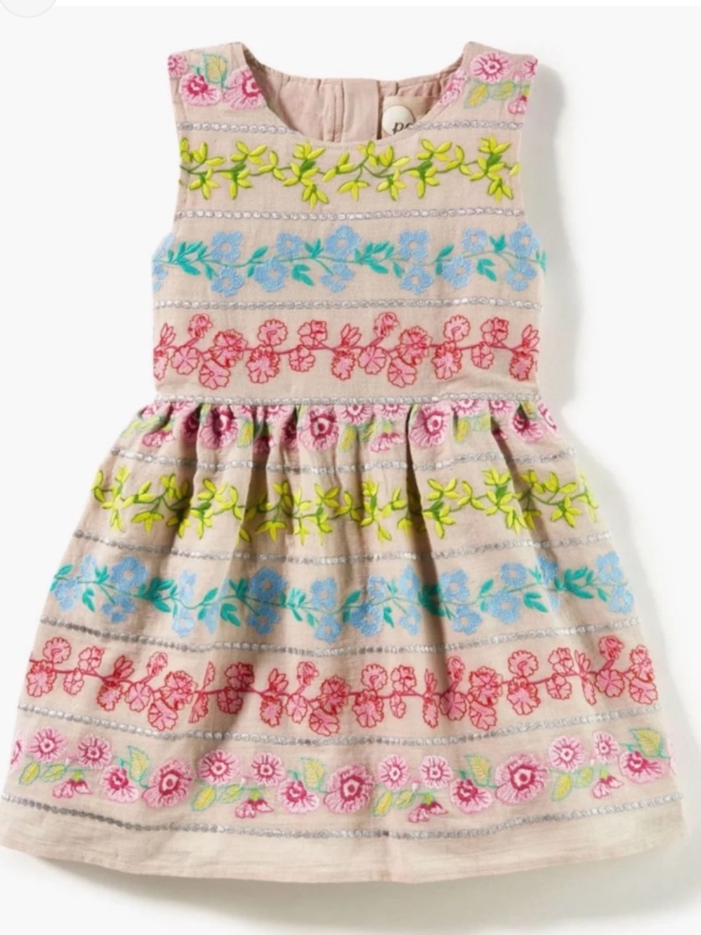 🌷Peek Kids Embroidered Flower Dress (4-5y)🌷